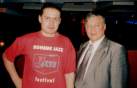 Roman and World Chess Champion Anatoly Karpov. He likes good music very much! 